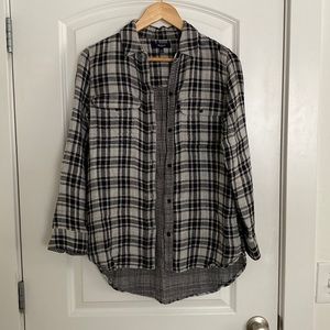 Madewell plaid flannel